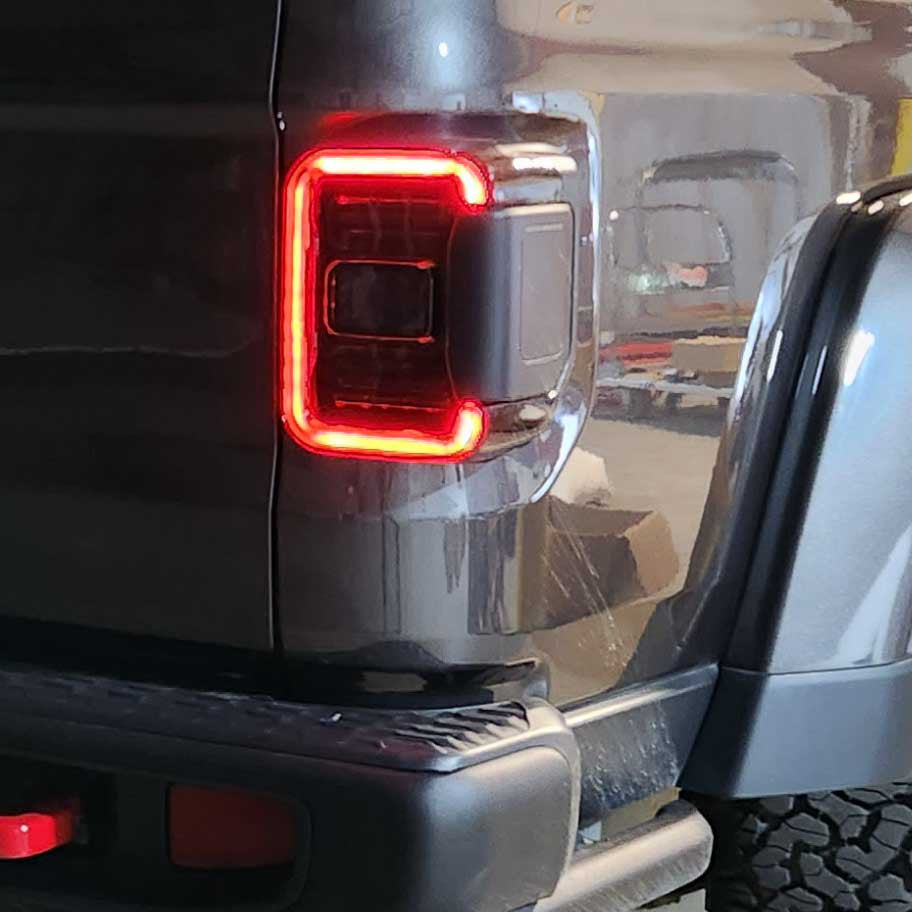 XPE Smoked LED Tail Lights for Gladiator JT 2020-2023 Lighting