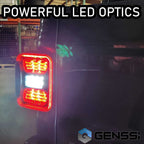 XPE Smoked LED Tail Lights for Gladiator JT 2020 - 2023 - GENSSI Lighting