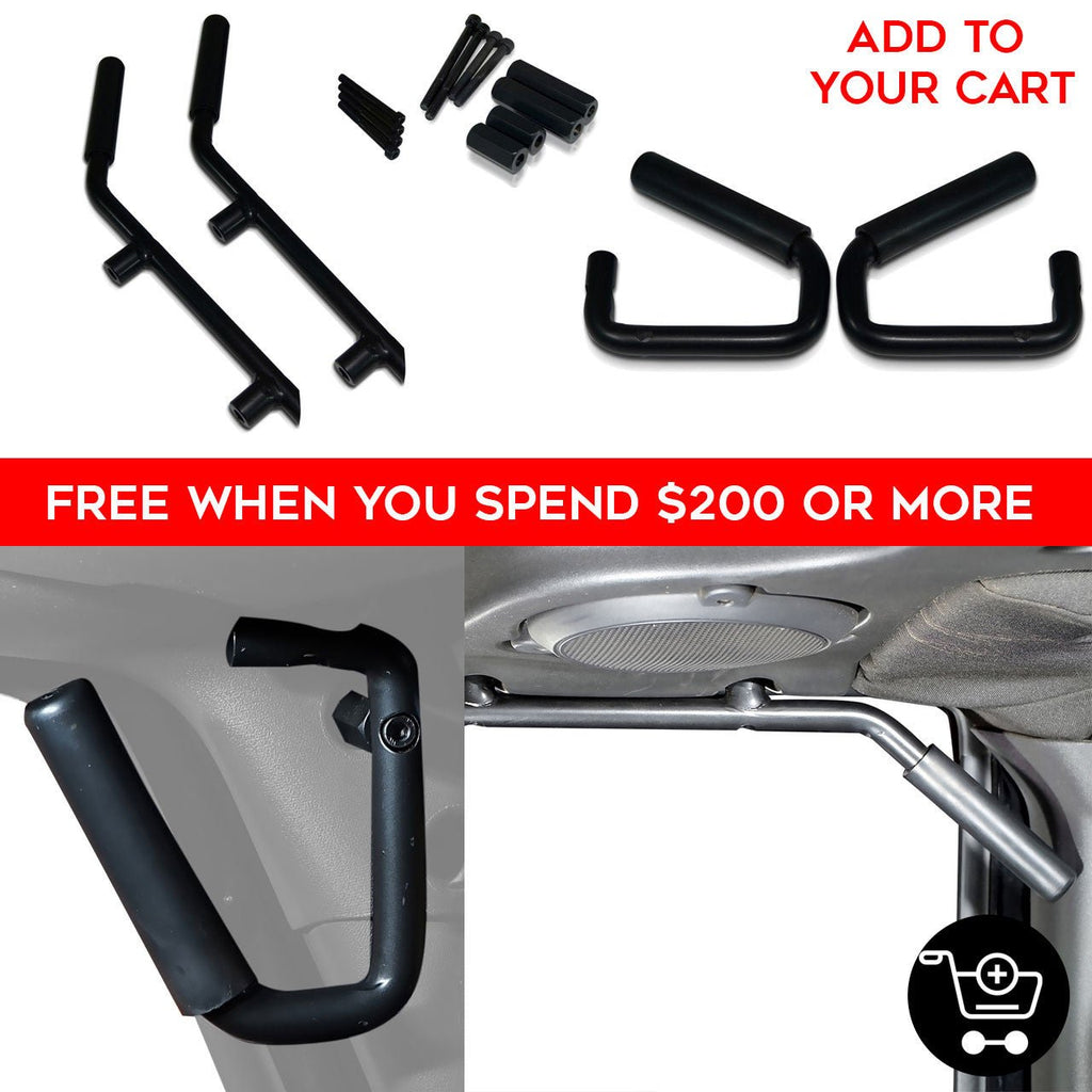 Front and Rear Grab Bars Set for Wrangler JK 2007 - 2018 - GENSSI Interior Part
