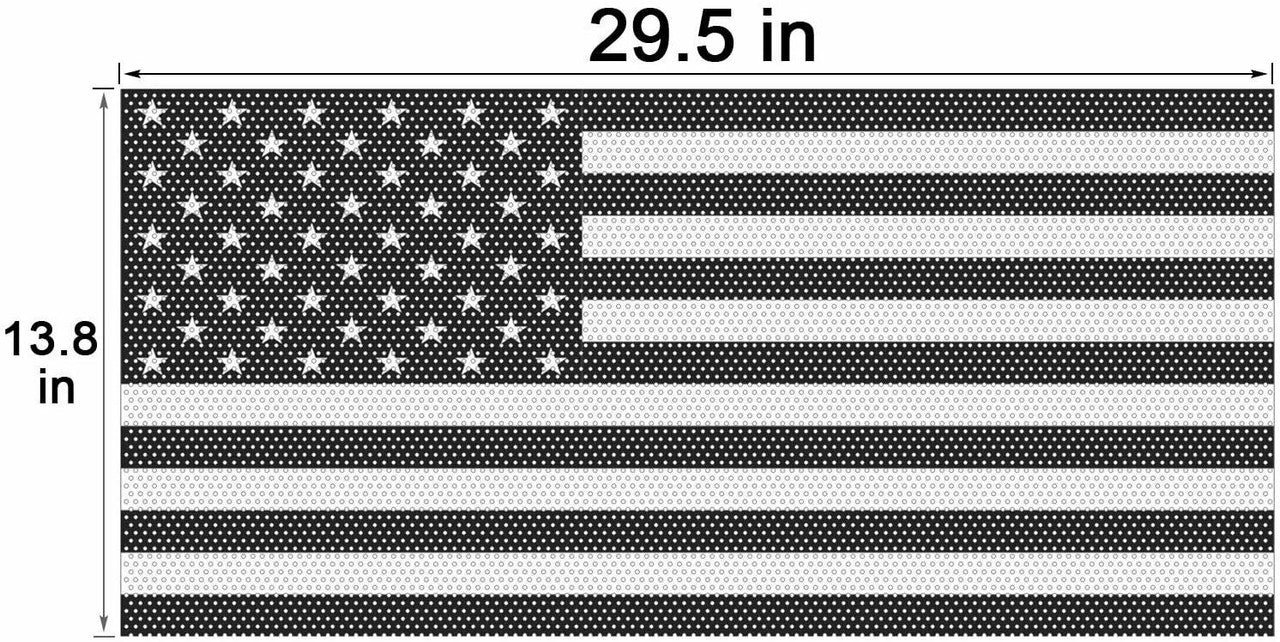 Front Grille Flag Mesh Insert For Jeep JL 2018-2023 Grille