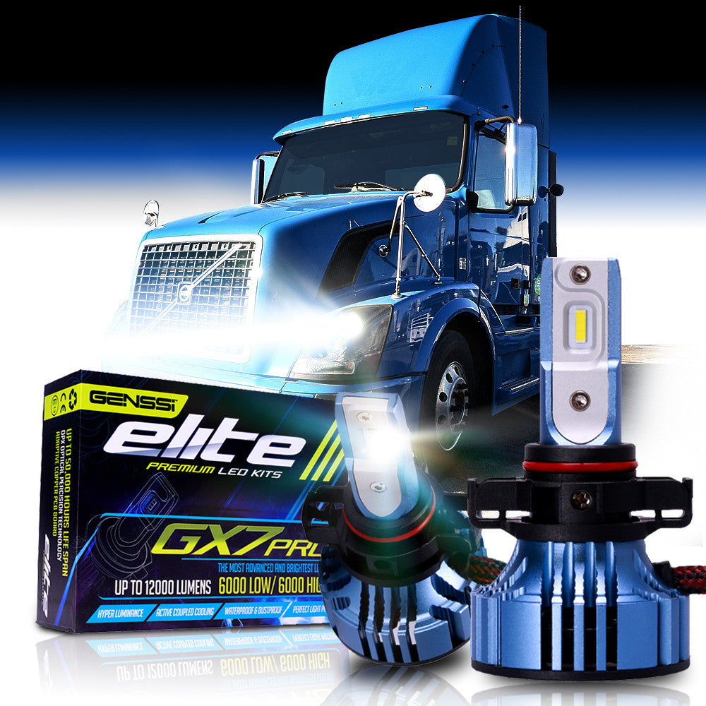 LED Conversion Kit Bulbs GX7 Pro Compatible with Volvo VN VNL 2004-2018 Low and High Lighting