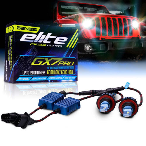 LED Headlight Conversion Kit GX7 PRO for Jeep Wrangler JL 2018-up Default Title Lighting