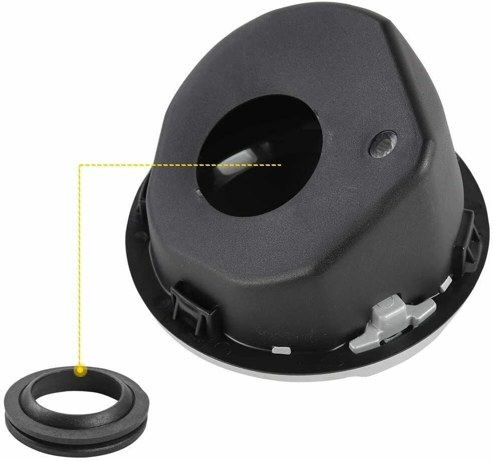 Gas Cap Cover Non - Fading Fuel Tank Door for Jeep Wrangler JL JLU 2018 - 2023 - GENSSI Interior Part