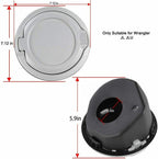 Gas Cap Cover Non - Fading Fuel Tank Door for Jeep Wrangler JL JLU 2018 - 2023 - GENSSI Interior Part