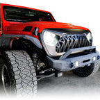 GLADIATOR WARRIOR Front Grille for Jeep Wrangler JL & Gladiator 2018+ - GENSSI Grille