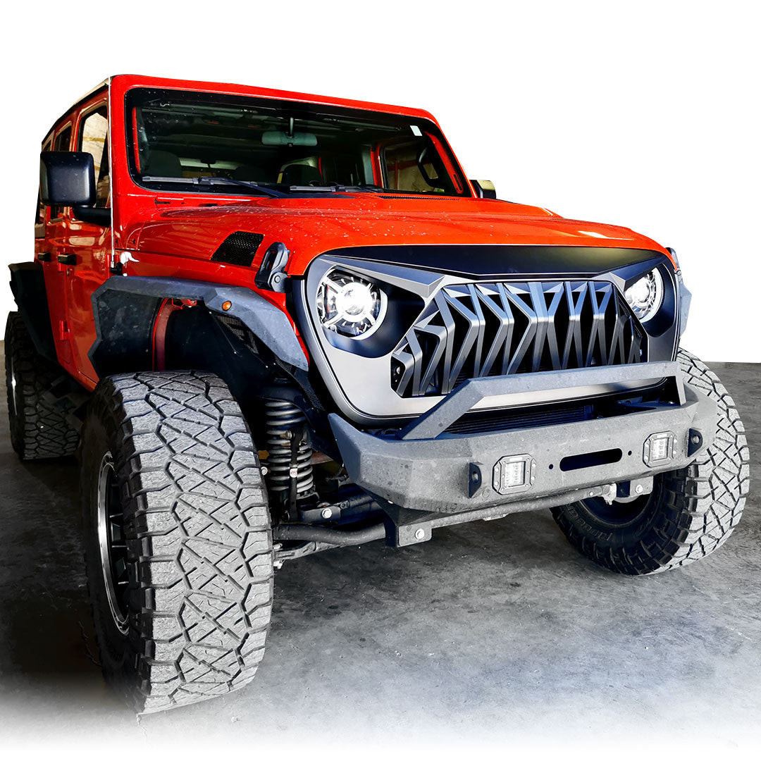 GLADIATOR WARRIOR Front Grille for Jeep Wrangler JL & Gladiator 2018+ Grille