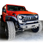 GLADIATOR WARRIOR Front Grille for Jeep Wrangler JL & Gladiator 2018+ - GENSSI Grille
