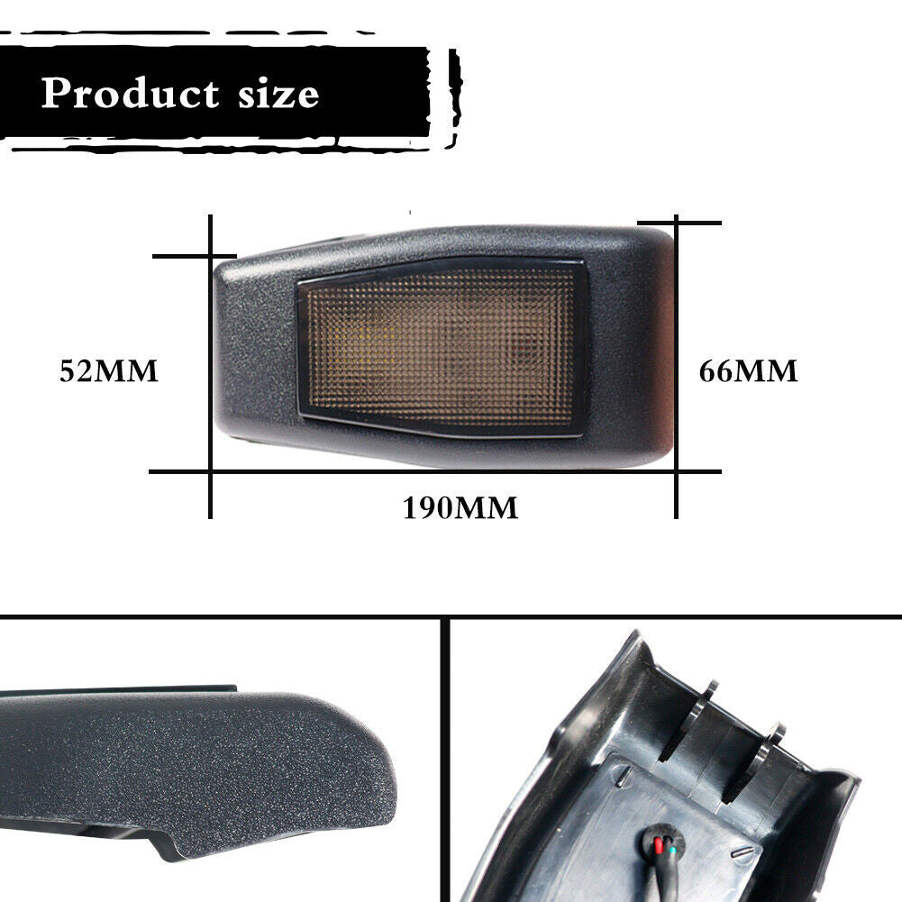 Tailgate Rear Window Glass Hinge LED Light For Jeep Wrangler JK (2007-2017) Lighting