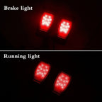 Tailgate Rear Window Glass Hinge LED Light For Jeep Wrangler JK (2007 - 2017) - GENSSI Lighting