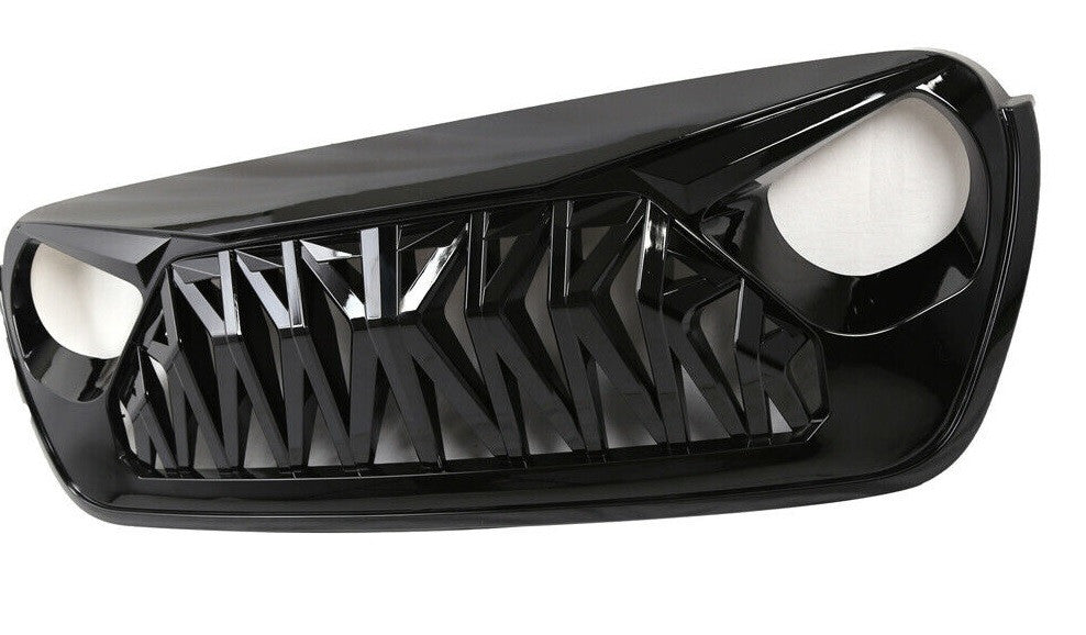 GLADIATOR WARRIOR Front Grille for Jeep Wrangler JL & Gladiator 2018-2023 Glossy Grille