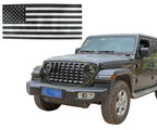 Front Grille Insert American Flag Mesh for Jeep Wrangler JL 2018 - 2023 - GENSSI Grille