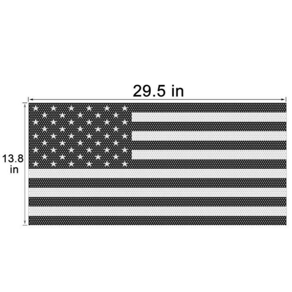 Front Grille Insert American Flag Mesh for Jeep Wrangler JL 2018-2023 Grille