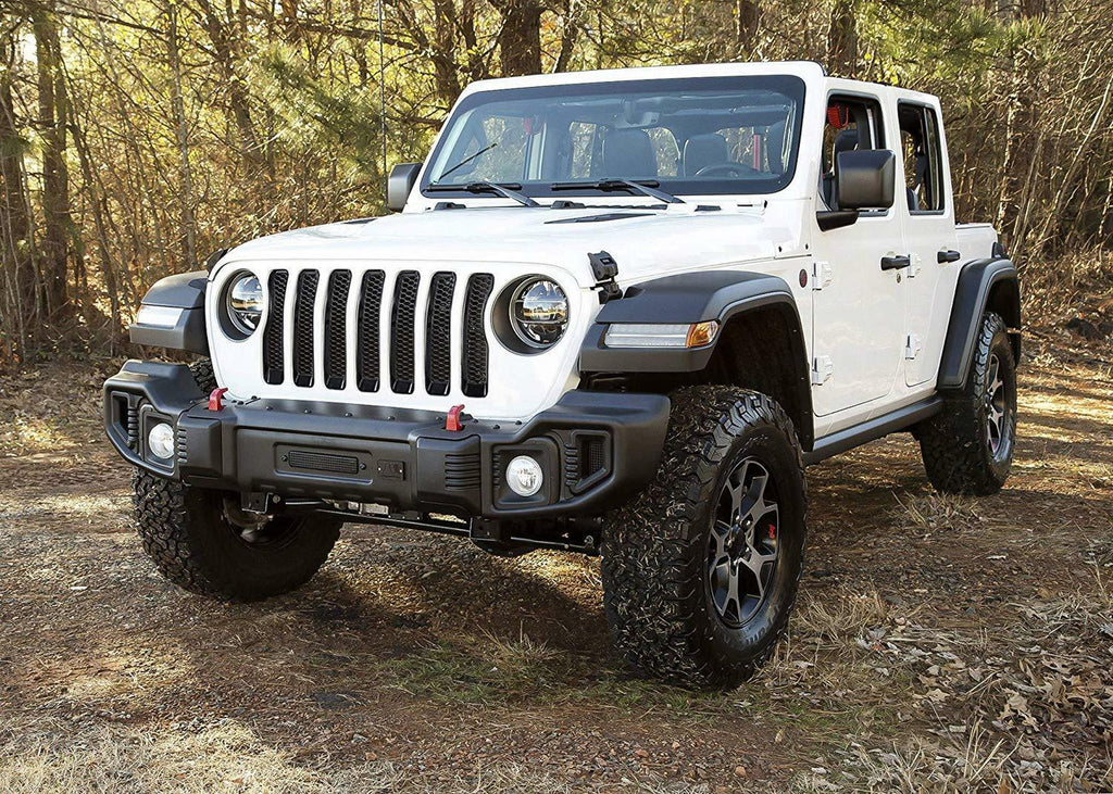 Front Grille Inserts Covers Grill Trim for Jeep Wrangler JL Sport 2018-2023 Grille