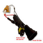 Resistor Capacitor Warning Bulb Out Canceller H11 H9 H8 880 881 (2 Pack) - GENSSI Electrical