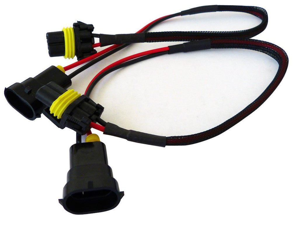 H11 Input Power Wire Car to 9006 Connector (2 Pack) - GENSSI Electrical