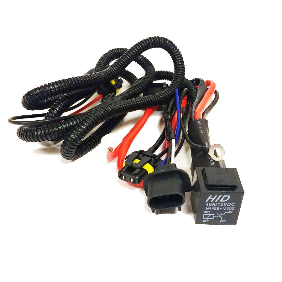 HID Xenon Wire Relay Harness H13 9008 Lighting