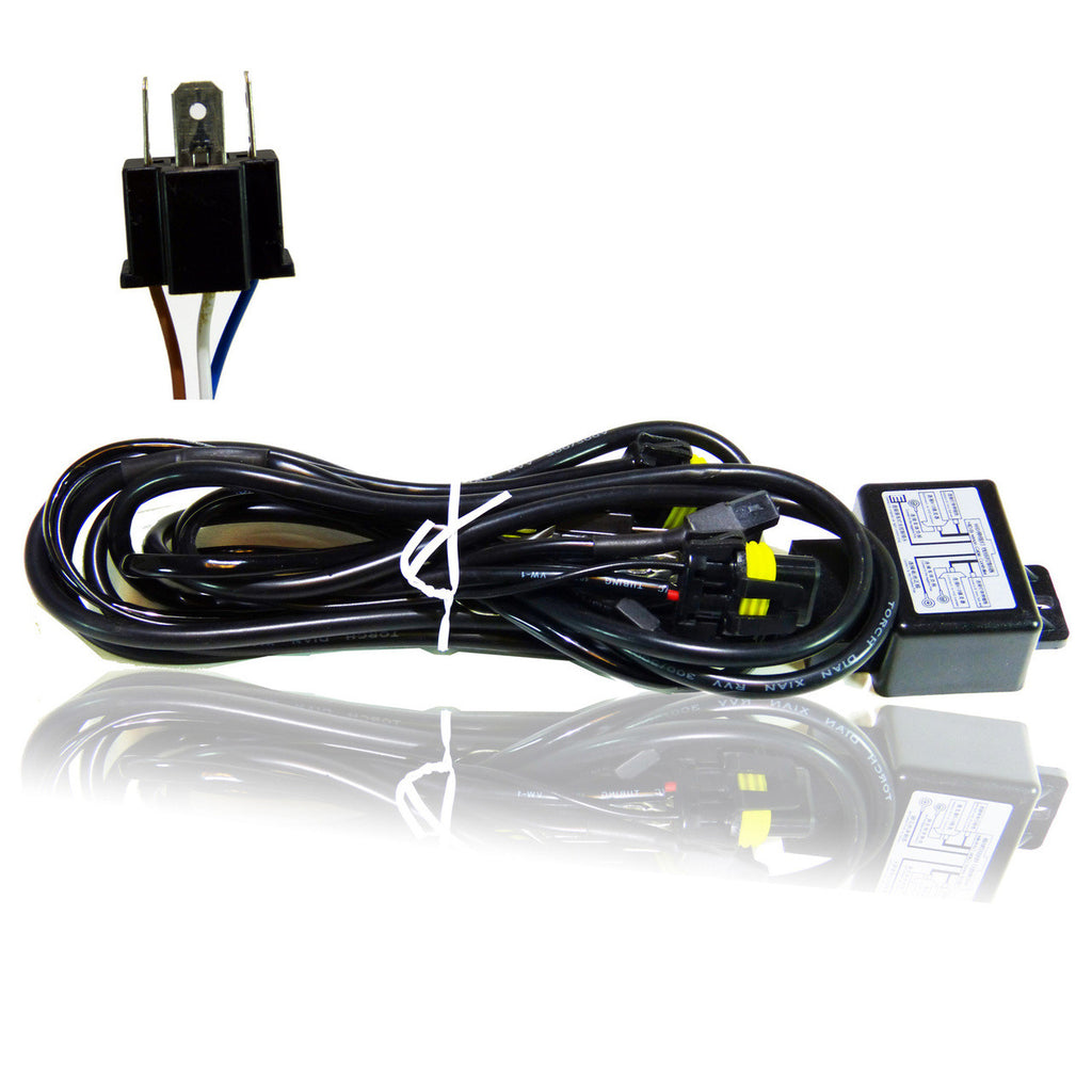 H4 9003 Bi-Xenon Hi/Lo H/L Wiring Controller Lighting