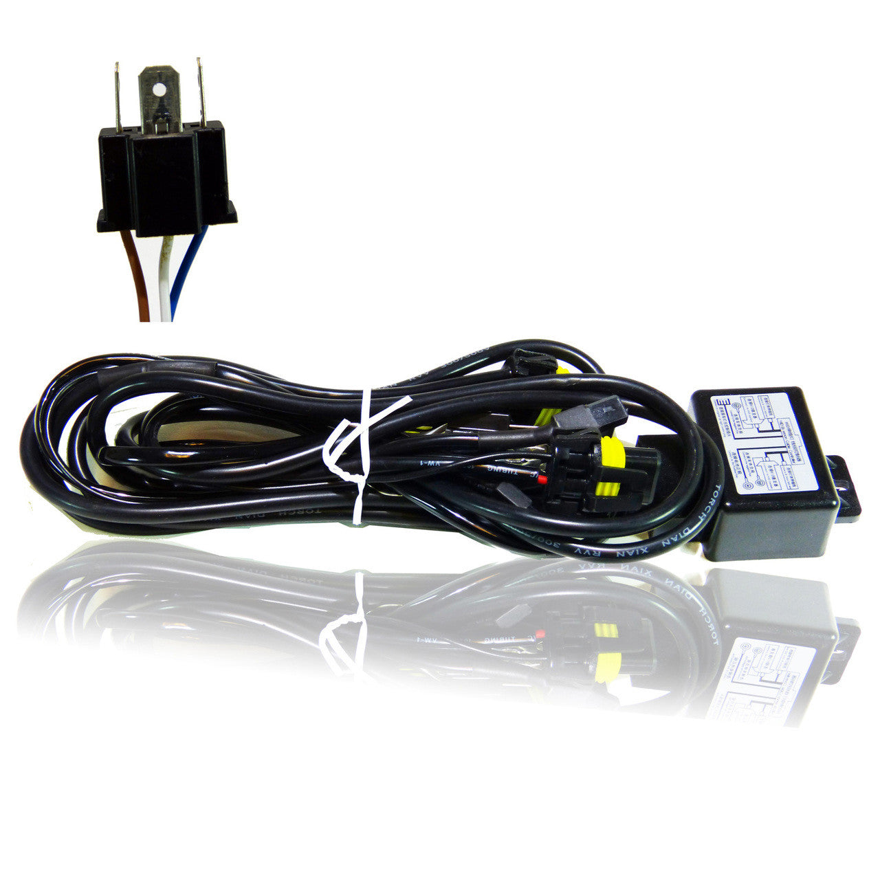 H4 9003 Bi-Xenon Hi/Lo H/L Wiring Controller Lighting