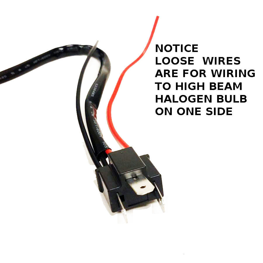 HID Xenon Wire Relay Harness H4 9003 Lighting