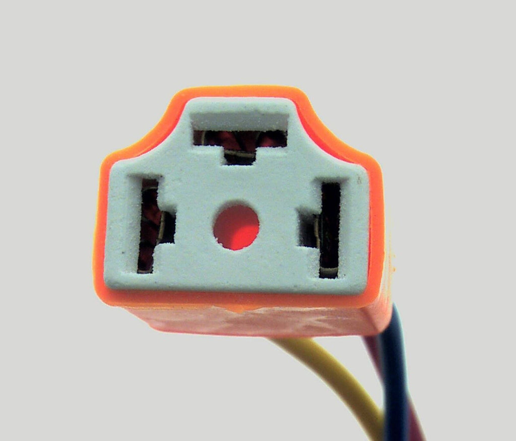 H4 9003 Female Pigtail Ceramic Headlight Light Connector Plug Adapter Socket (2 Pack) Lighting