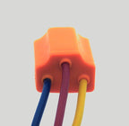 H4 9003 Female Pigtail Ceramic Headlight Light Connector Plug Adapter Socket (2 Pack) - GENSSI Lighting