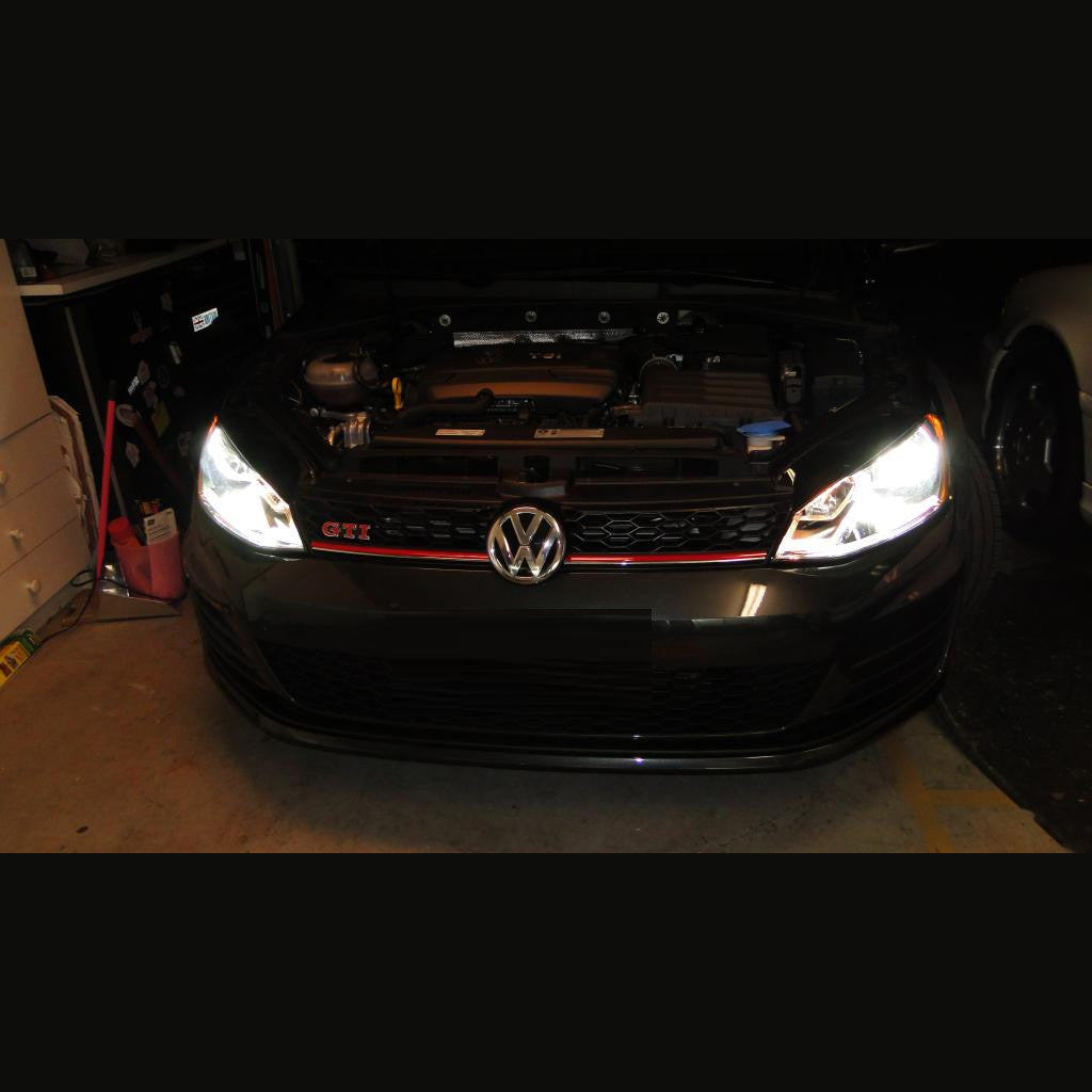 LED Conversion Kit Perfect Fitment No Adapter Need For VW Golf MK6 MK7 Jetta H7 Lighting