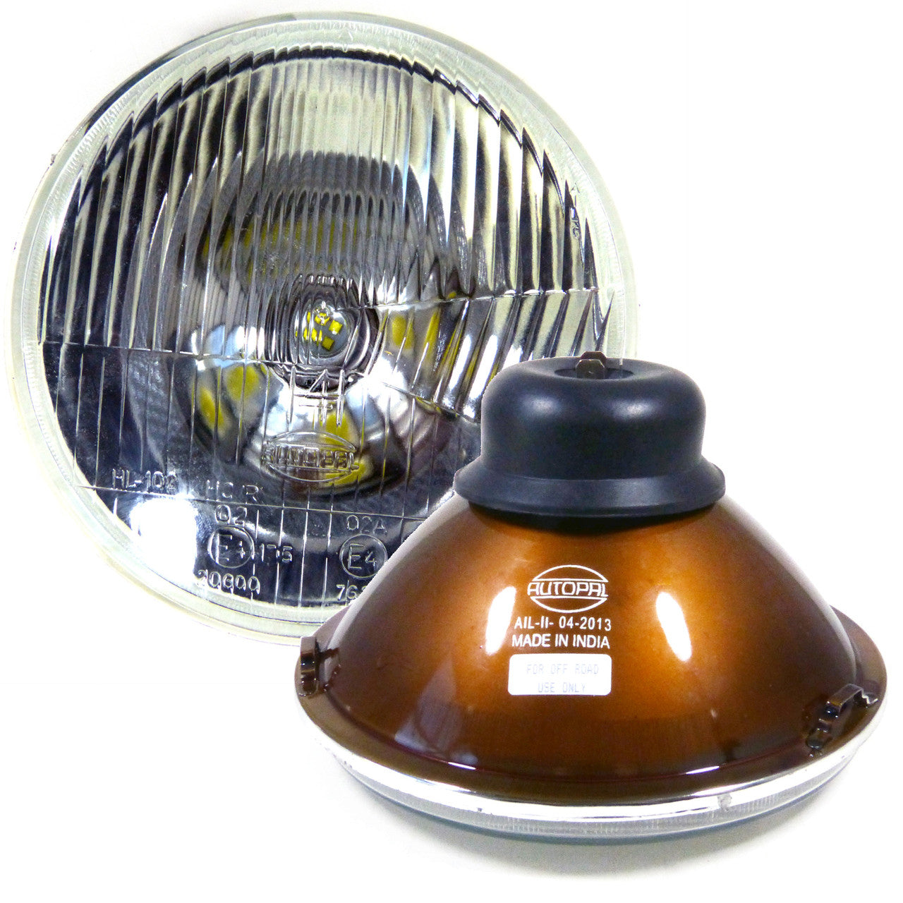 7 Inch Reflector Glass Sealed-Beam Headlights Set Lighting