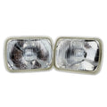 7X6 H6014 H6052 H6054 Seal-Beam type Replacement Glass Headlights (2 Pack) Default Title Lighting