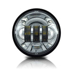4 - 1/2" Chrome LED Auxiliary Spot Fog Passing Light Lamp For Harley Motorcycle - GENSSI Lighting