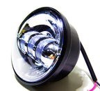 4 - 1/2" Chrome LED Auxiliary Spot Fog Passing Light Lamp For Harley Motorcycle - GENSSI Lighting