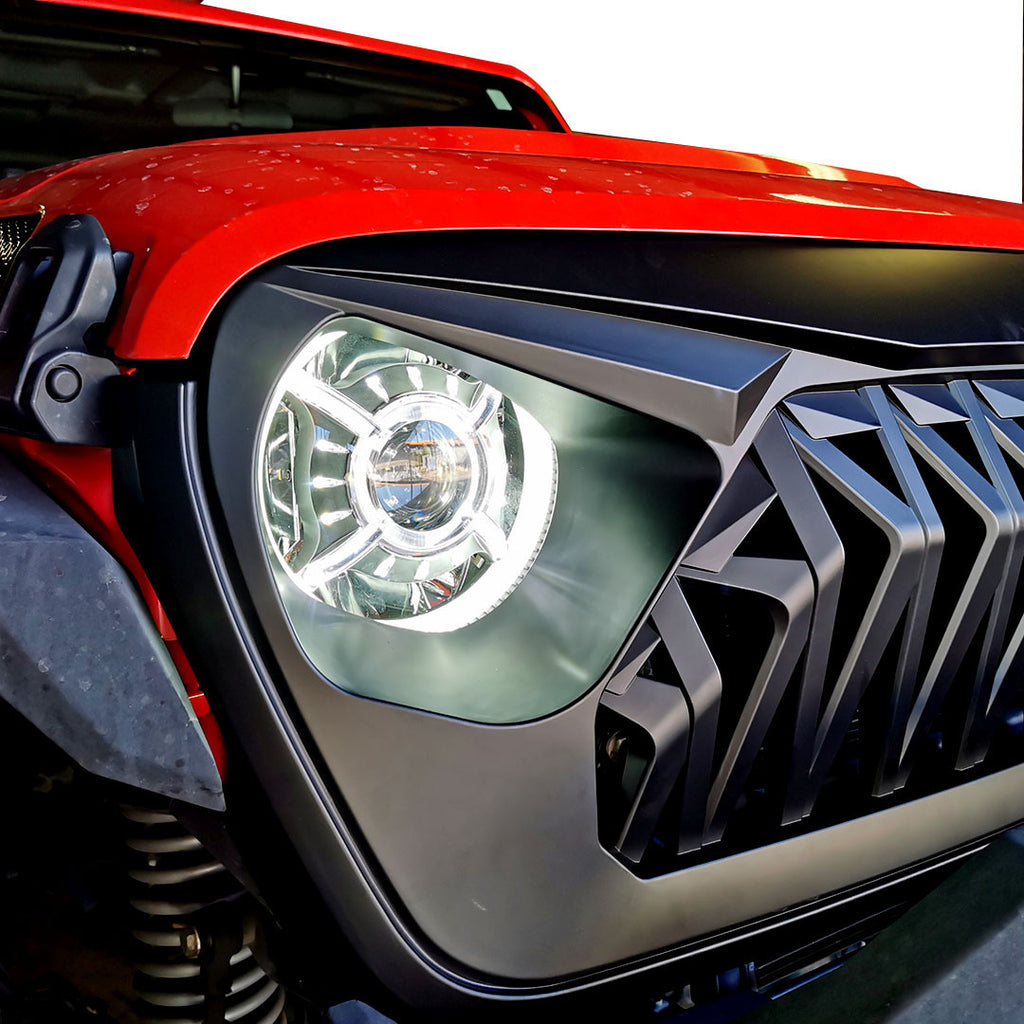 Cyclone HALO LED Headlights for Wrangler JL & Gladiator 2018-2023 Lighting