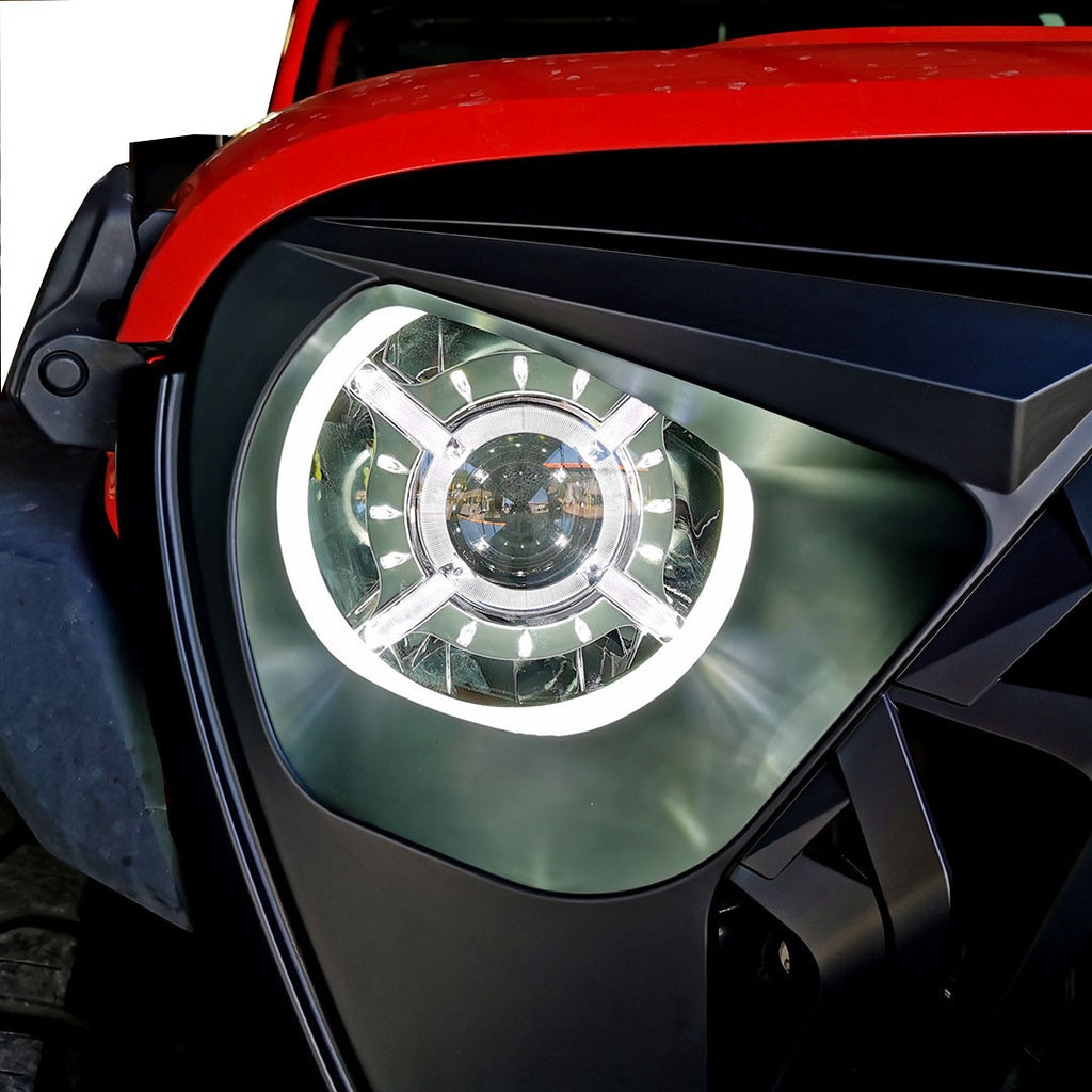 Cyclone HALO LED Headlights for Wrangler JL & Gladiator 2018-2023 Lighting