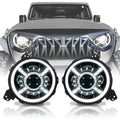 Cyclone HALO LED Headlights for Wrangler JL & Gladiator 2018-2023 Default Title Lighting