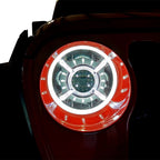 Cyclone HALO LED Headlights for Wrangler JL & Gladiator 2018 - 2023 - GENSSI Lighting