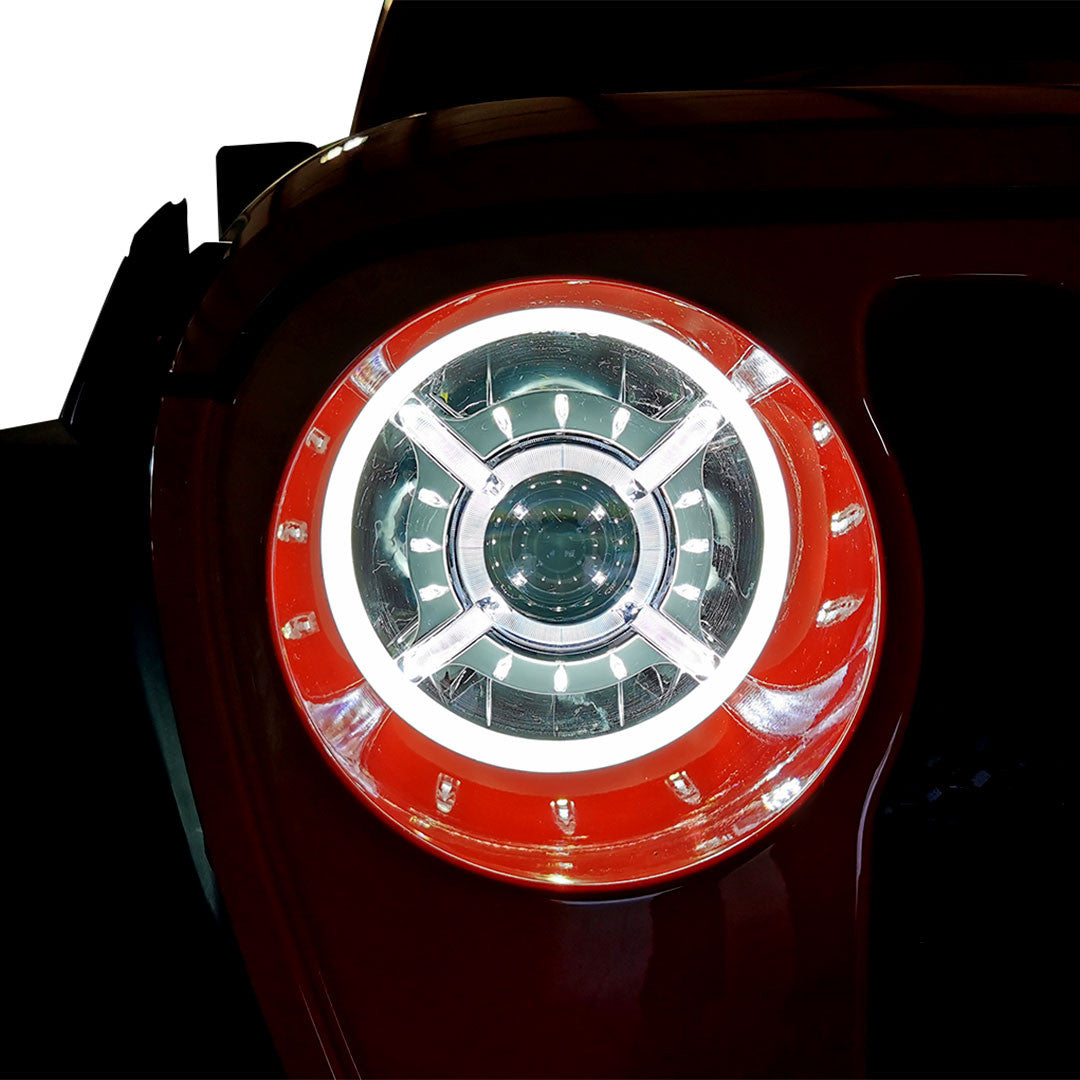 Cyclone HALO LED Headlights for Wrangler JL & Gladiator 2018-2023 Lighting