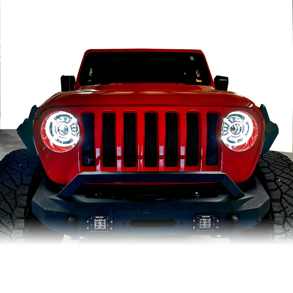 Cyclone HALO LED Headlights for Wrangler JL & Gladiator 2018-2023 Lighting