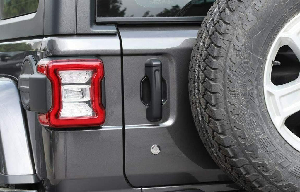 Door Handle Bowl Recess Guard Trim Cover Exterior Kit for Jeep Wrangler JL 2018 - 2023 - GENSSI Exterior Part