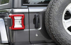 Door Handle Bowl Recess Guard Trim Cover Exterior Kit for Jeep Wrangler JL 2018 - 2023 - GENSSI Exterior Part