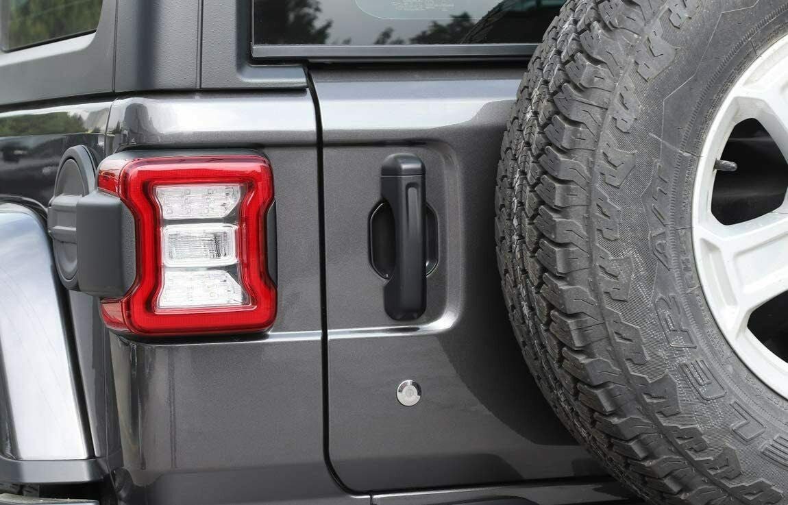 Door Handle Bowl Recess Guard Trim Cover Exterior Kit for Jeep Wrangler JL 2018 - 2023 - GENSSI Exterior Part