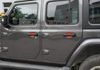 Door Handle Bowl Recess Guard Trim Cover Exterior Kit for Jeep Wrangler JL 2018 - 2023 - GENSSI Exterior Part