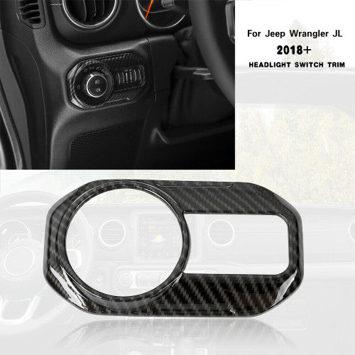 Headlight Lamp Switch Control Cover Trim for Jeep Wrangler JL (2018-2019) Default Title Lighting