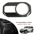Headlight Lamp Switch Control Cover Trim for Jeep Wrangler JL (2018-2019) Lighting