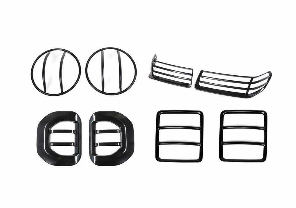 Headlight Wheel Eyebrow Side Turn Signal Tail Light Cover Kit For Jeep Wrangler JL 2018-2023 Lighting