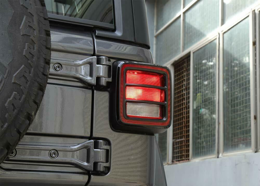 Headlight Wheel Eyebrow Side Turn Signal Tail Light Cover Kit For Jeep Wrangler JL 2018-2023 Lighting