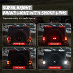 High Roof Mount Brake And Turn Signals LED Lights for 2007 - 2018 Jeep Wrangler JK JKU - GENSSI Lighting