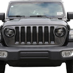 Honeycomb Grille Inserts for Jeep Wrangler JL 2018 - 2023 Black - GENSSI Grille