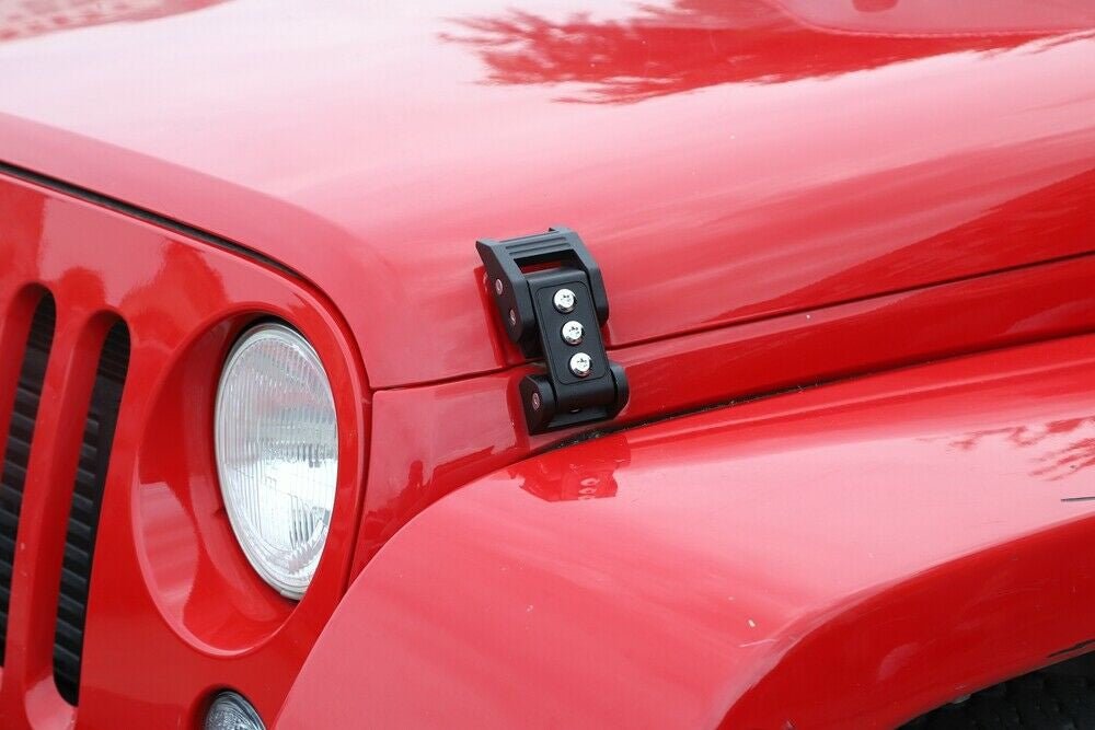 Hood Latch For Jeep Wrangler JK JL Unlimited (2007 - 2017) Black - GENSSI Exterior Part
