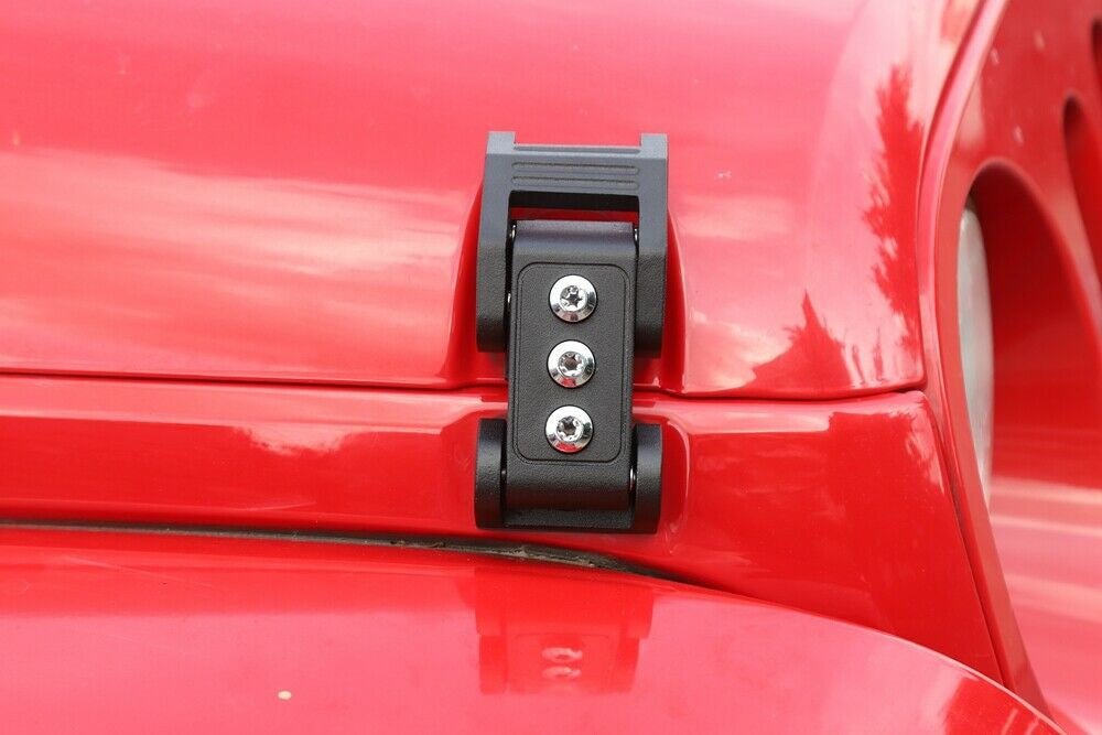 Hood Latch For Jeep Wrangler JK JL Unlimited (2007 - 2017) Black - GENSSI Exterior Part