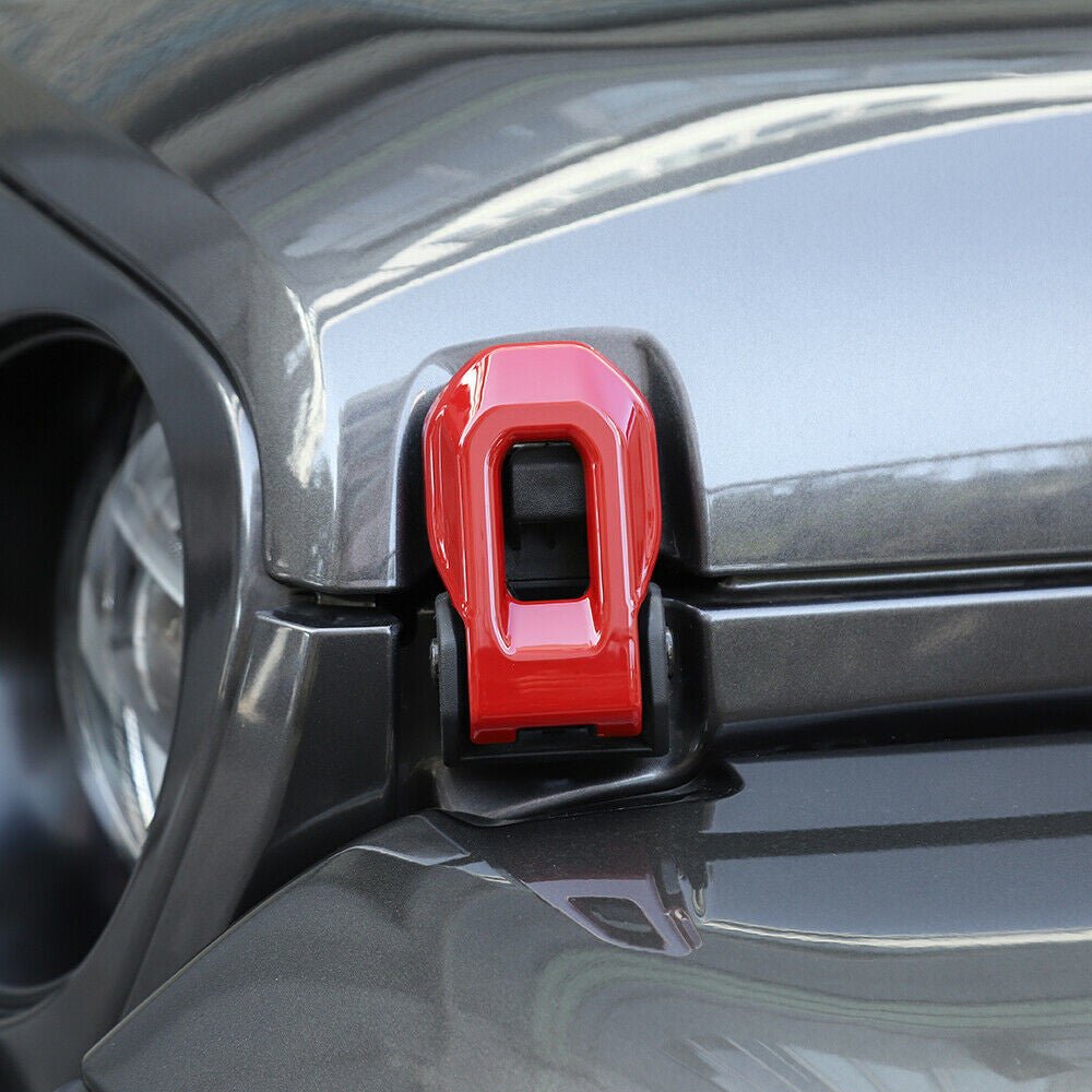 Engine Hood Lock Latch Buckle Cover Trim for Jeep Wrangler JL (2018 - 2023) - GENSSI Exterior Part
