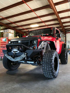 Steel Flat Top Metal Fenders for Wrangler JK 2007 - 2018 - GENSSI Exterior Part